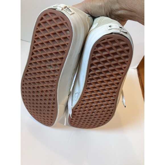 VANS Shoes Women's Size 9.5 Sneaker Skate High Top beige - Picture 8 of 8